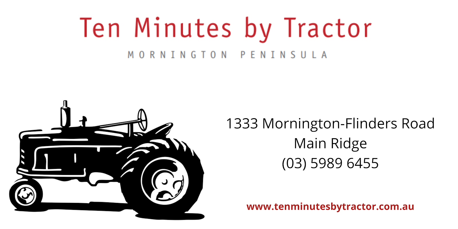 10 Minutes by Tractor