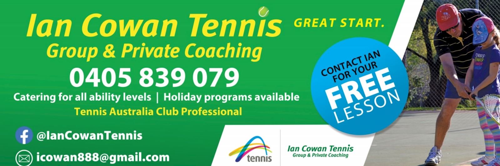Ian Cowan Tennis Coaching 